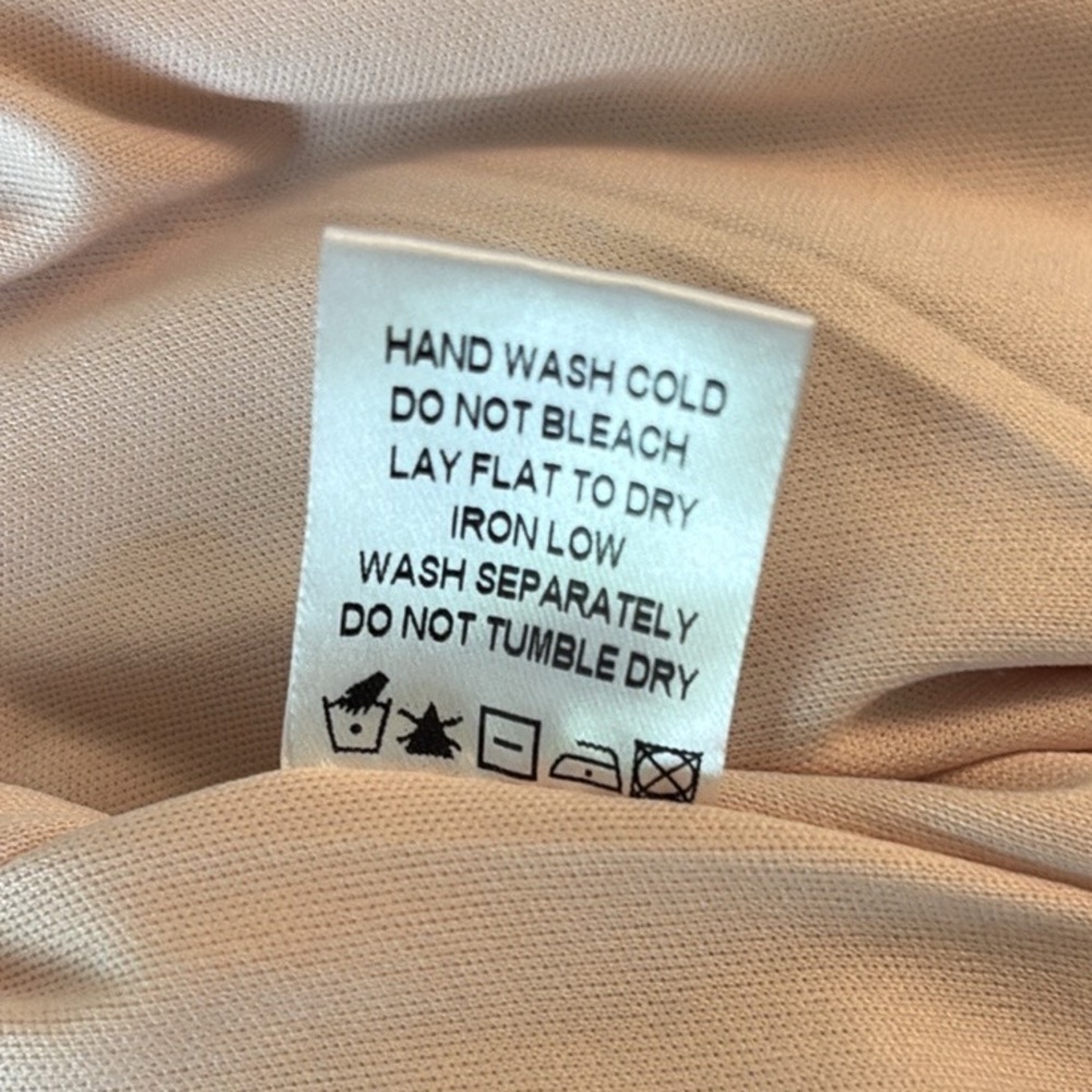 NWT Superdown Revolve Cicely Gold Iridescent Sequin One Shoulder Mini Dress - L - Picture 14 of 15